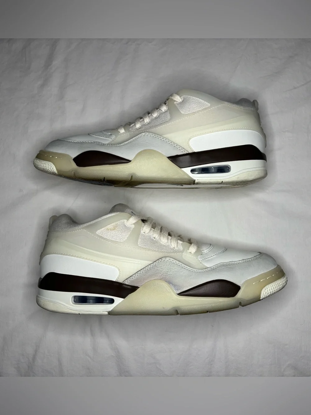 Jordan Air Jordan 4 RM IB8857-141 Sail/Light Armory Blue Men's Sneaker Size 10.5